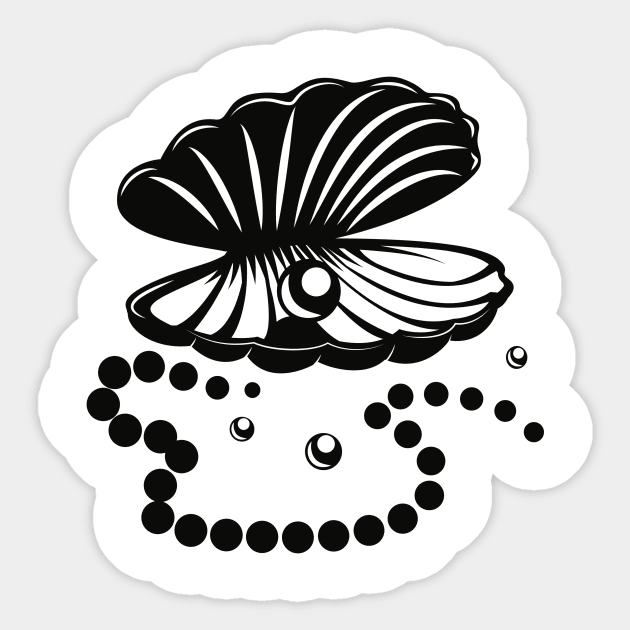 Pearls Sticker by scdesigns